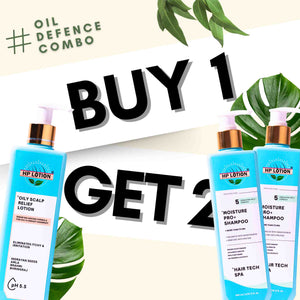 Buy 1 Get 2 Free - Oily Dandruff Defence Combo 300ml