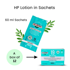 HP Lotion Hair Fall Treatment Onion, Amla & Neem Hair Lotion For Upto 100% Dandruff Reduction 60 ml Sachets | Pack Of 12 Sachets | 100% Natural | 120 ml
