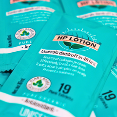 HP Lotion Hair Fall Treatment Onion, Amla & Neem Hair Lotion For Upto 100% Dandruff Reduction 60 ml Sachets | Pack Of 12 Sachets | 100% Natural | 120 ml